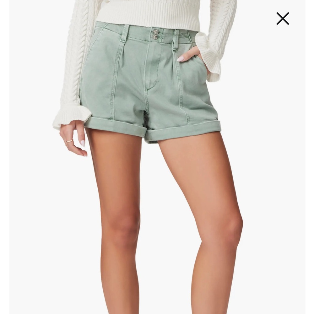 PAIGE Brooklyn High Waist Utility Shorts